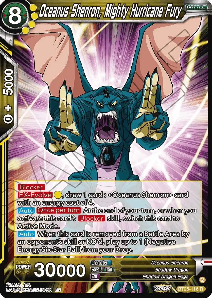 Oceanus Shenron, Mighty Hurricane Fury