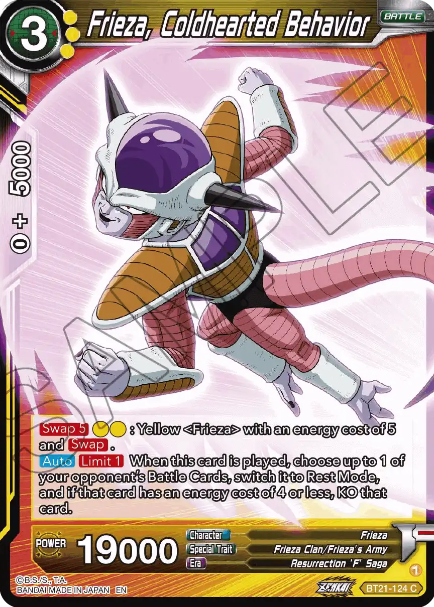 Frieza, Coldhearted Behavior