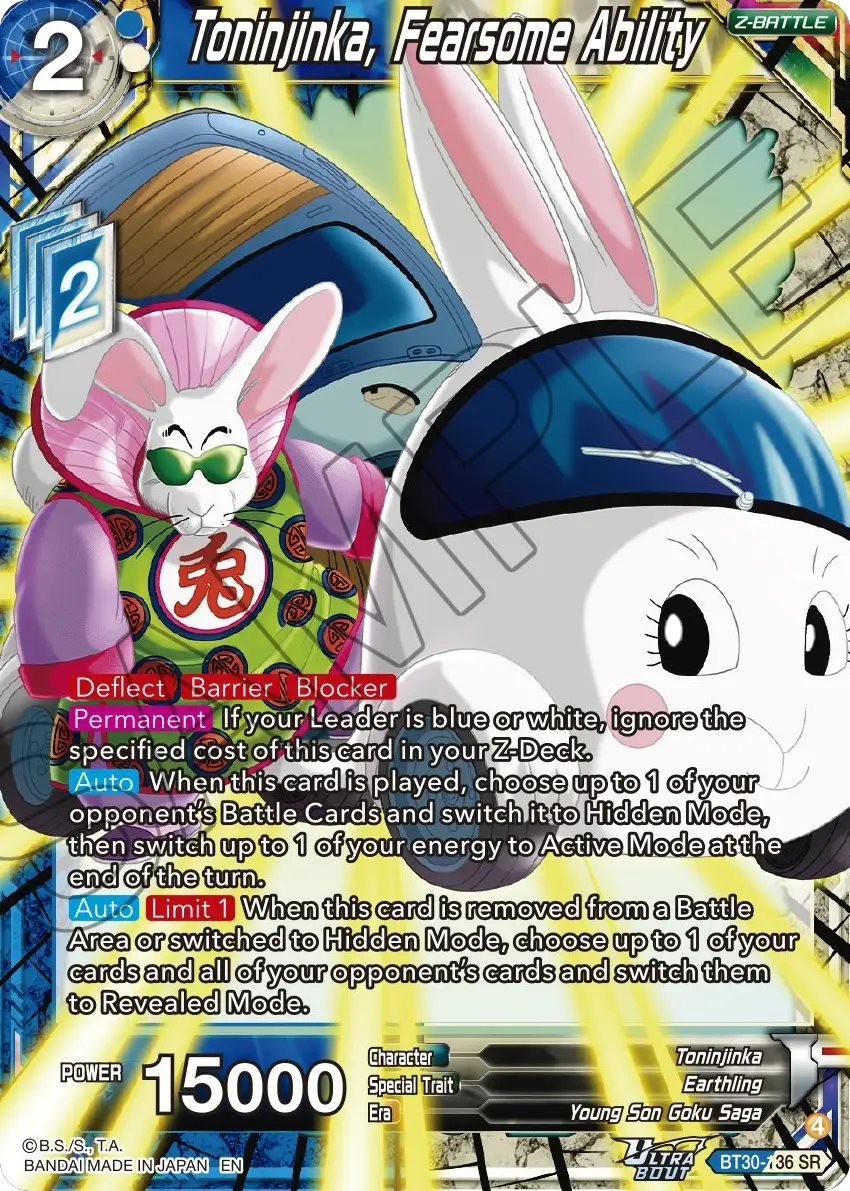 Toninjinka, Fearsome Ability