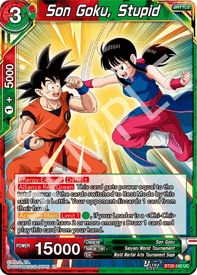 Son Goku, Stupid