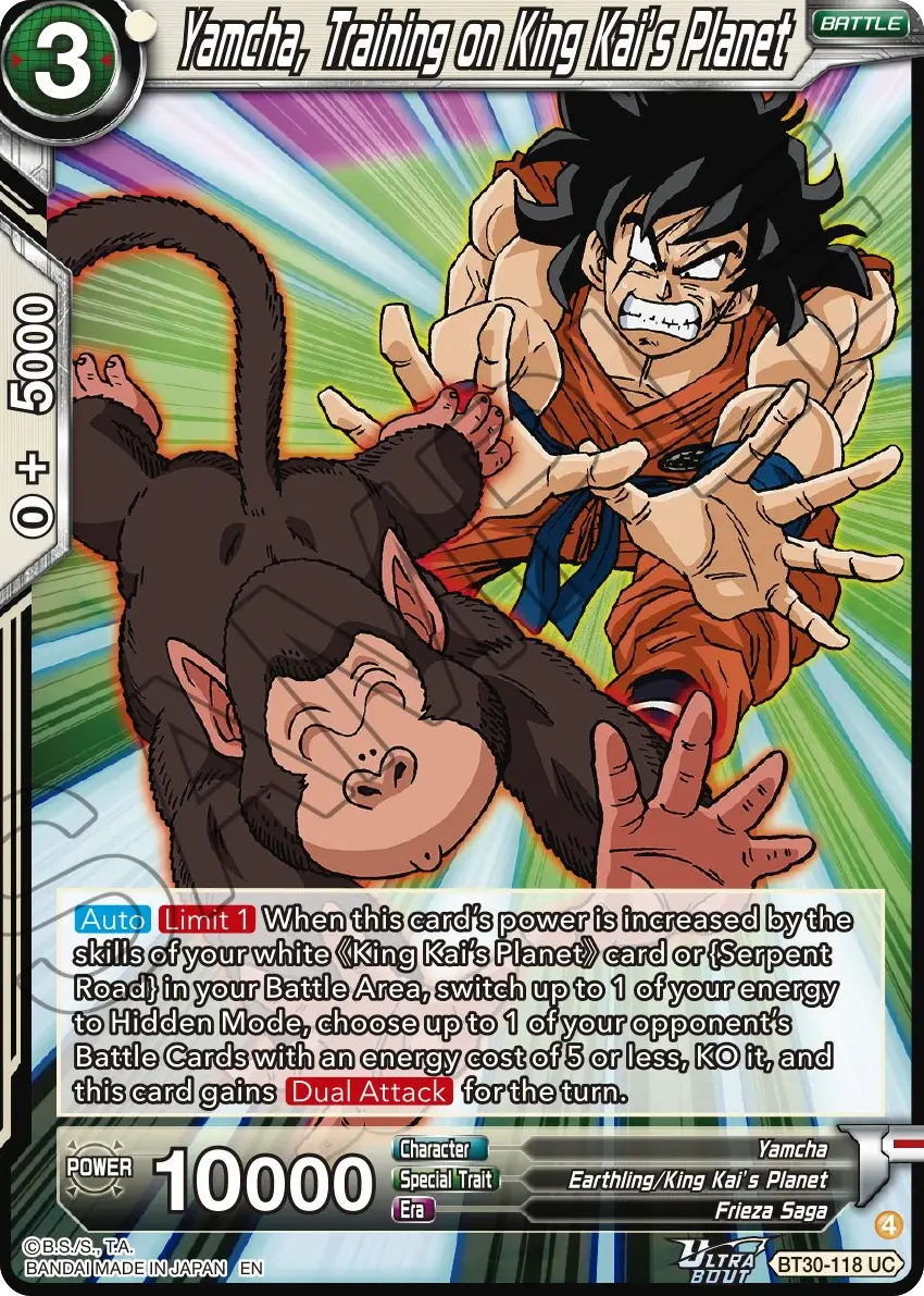 Yamcha, Training on King Kai's Planet