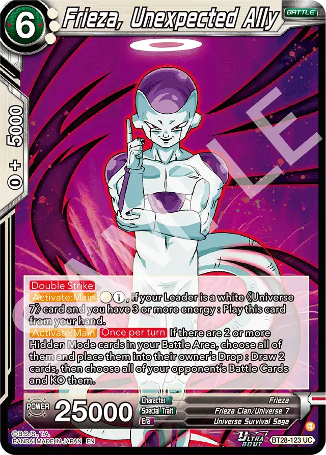 Frieza, Unexpected Ally