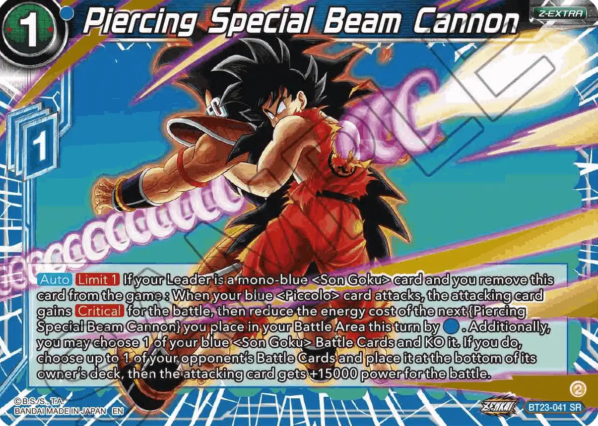Piercing Special Beam Cannon