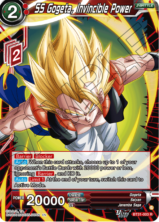 SS Gogeta, Invincible Power