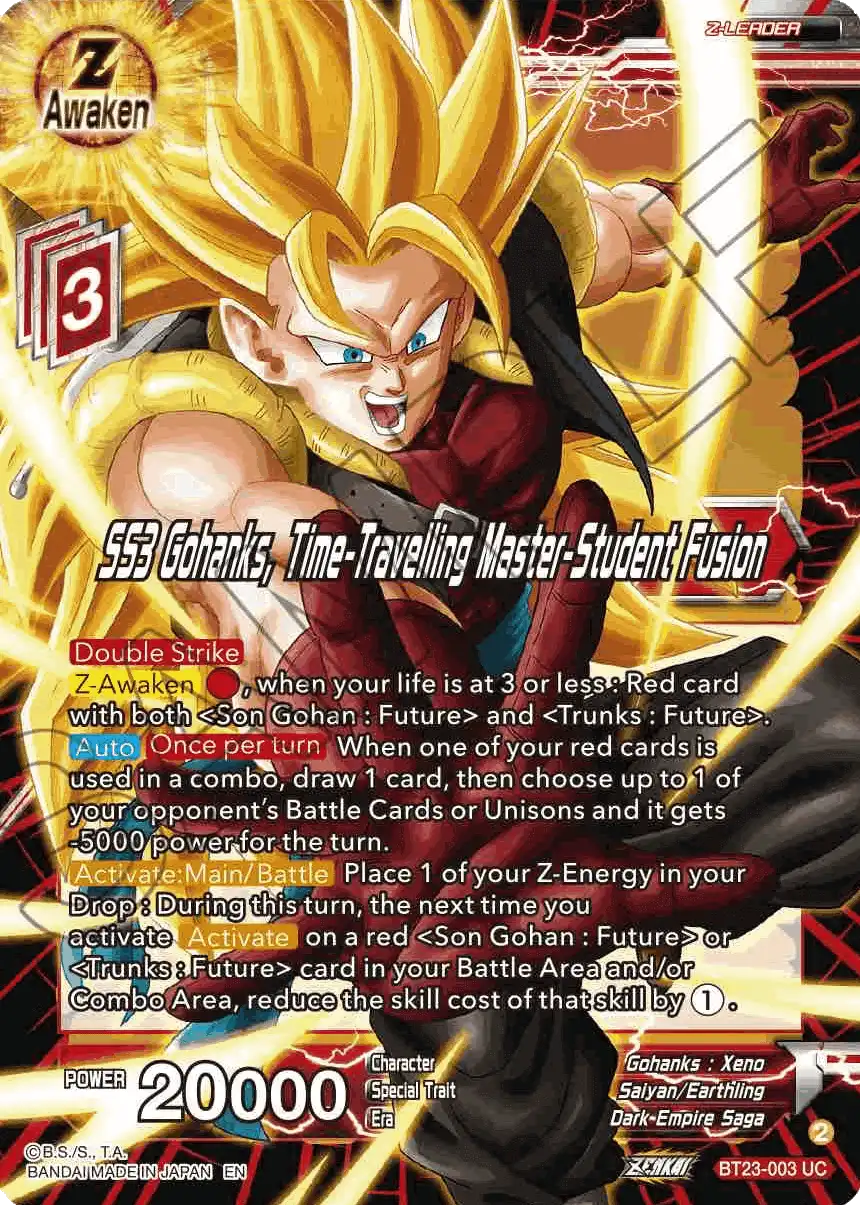 SS3 Gohanks, Time-Travelling Master-Student Fusion
