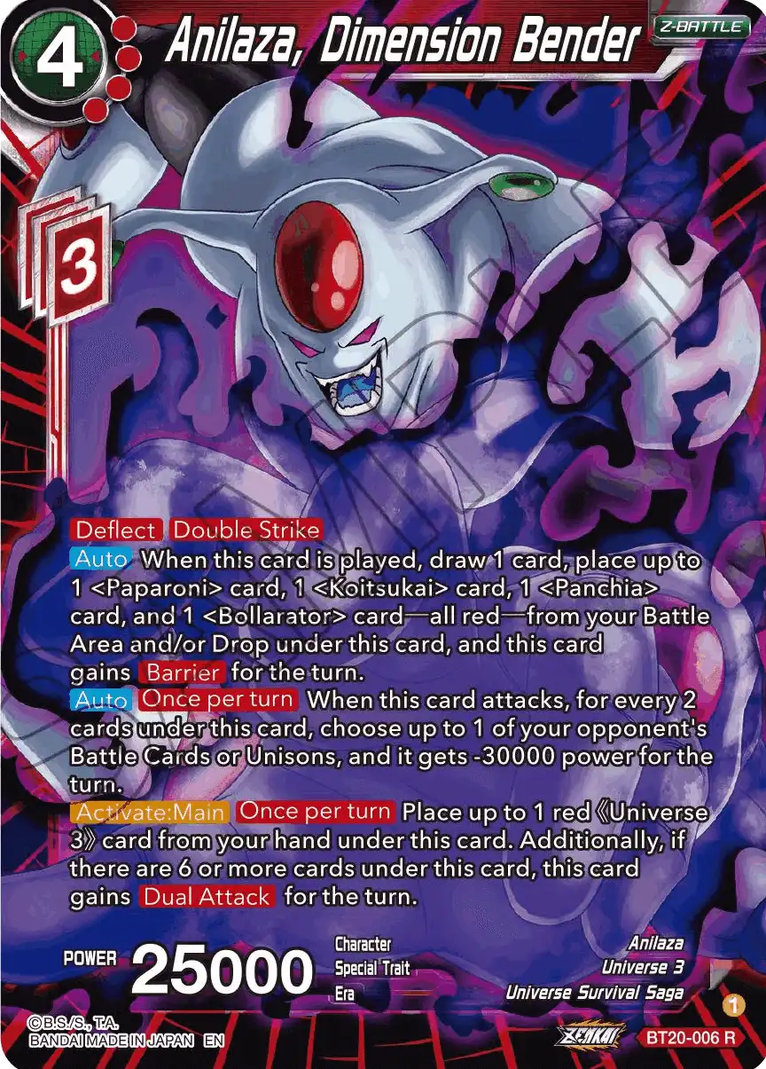 Anilaza, Dimension Bender