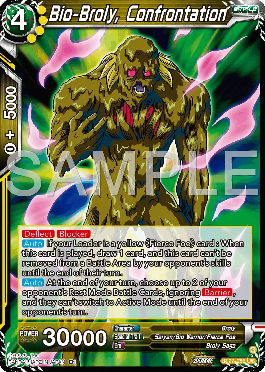 Bio-Broly, Confrontation