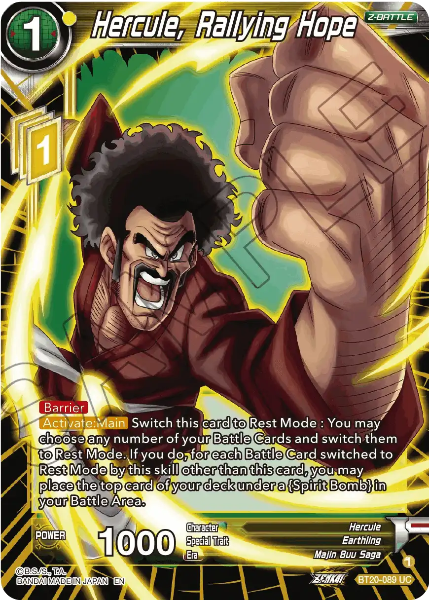 Hercule, Rallying Hope