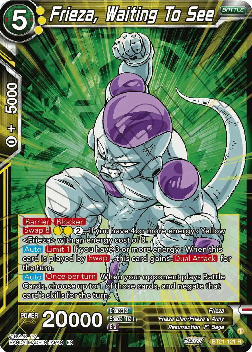 Frieza, Waiting To See