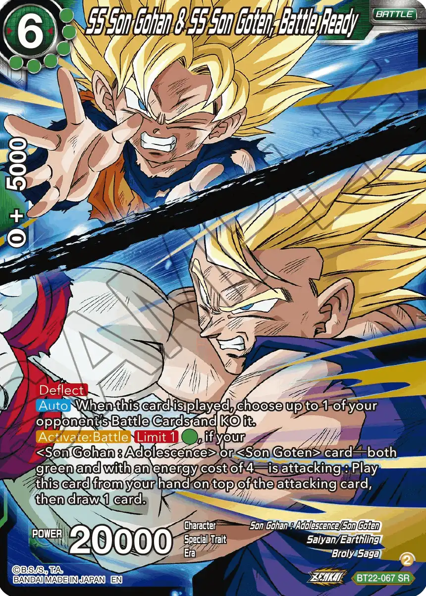 SS Son Gohan & SS Son Goten, Battle Ready