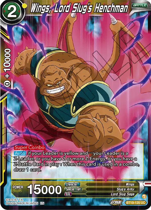 Wings, Lord Slug's Henchman