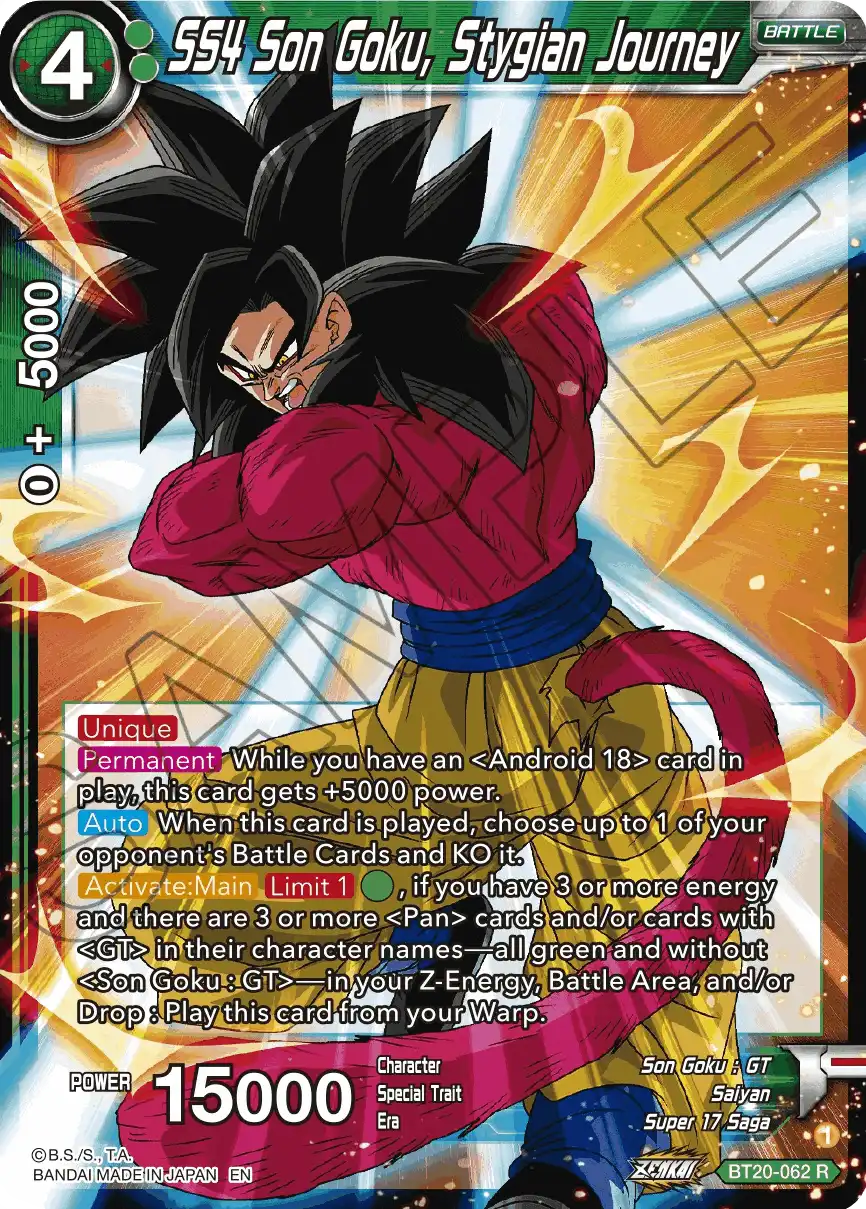 SS4 Son Goku, Stygian Journey