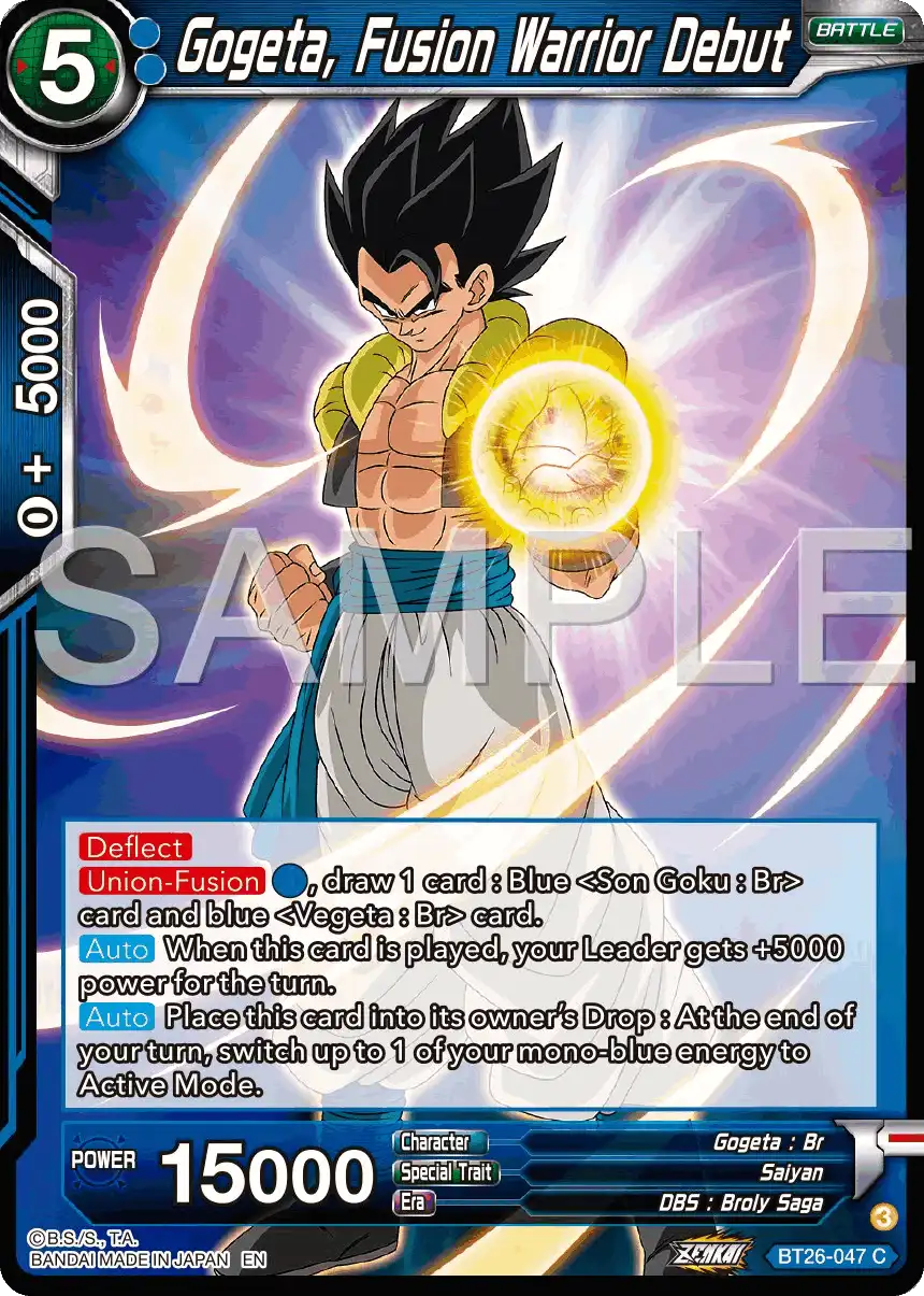 Gogeta, Fusion Warrior Debut