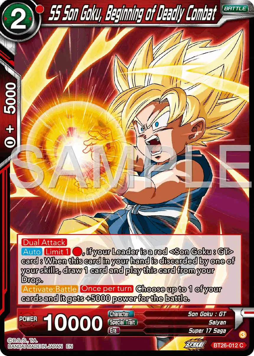 SS Son Goku, Beggining of Deadly Combat