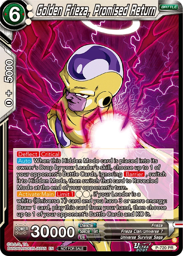 Golden Frieza, Promised Return