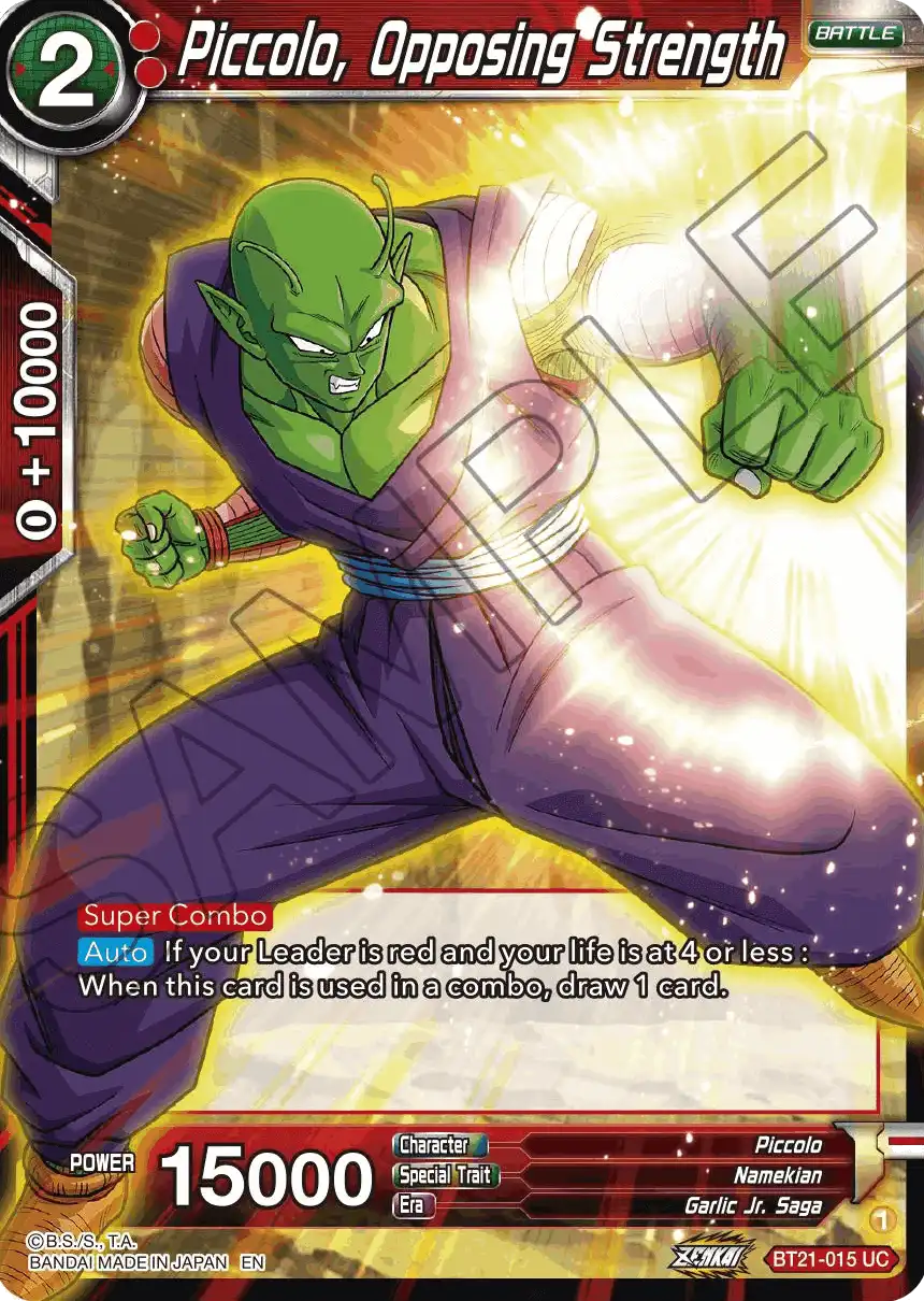Piccolo, Opposing Strength