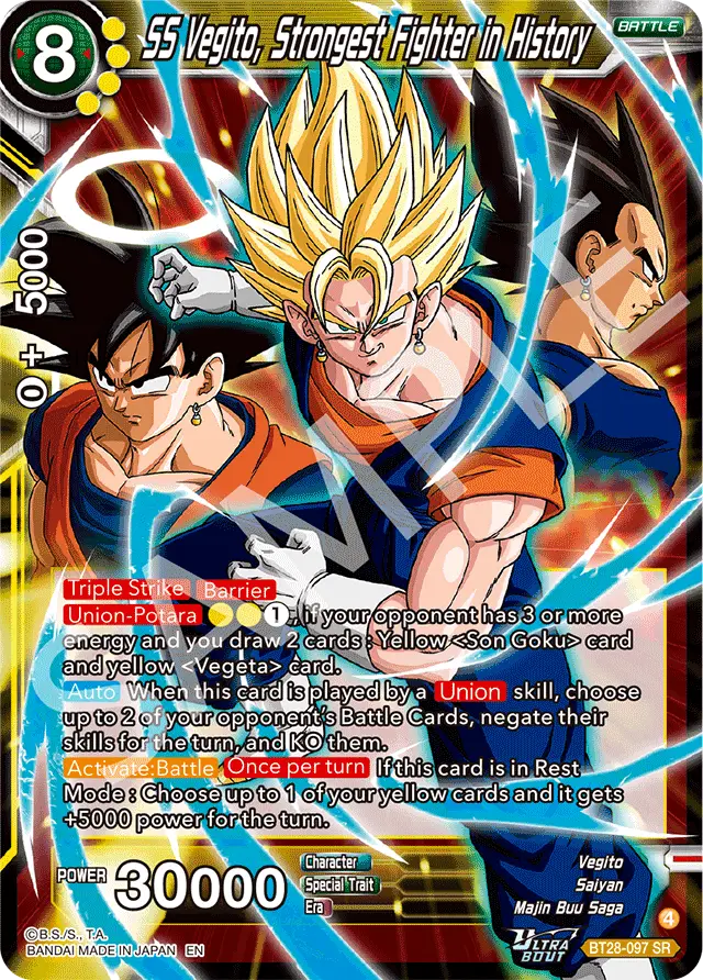 SS Vegito, Strongest Fighter in History