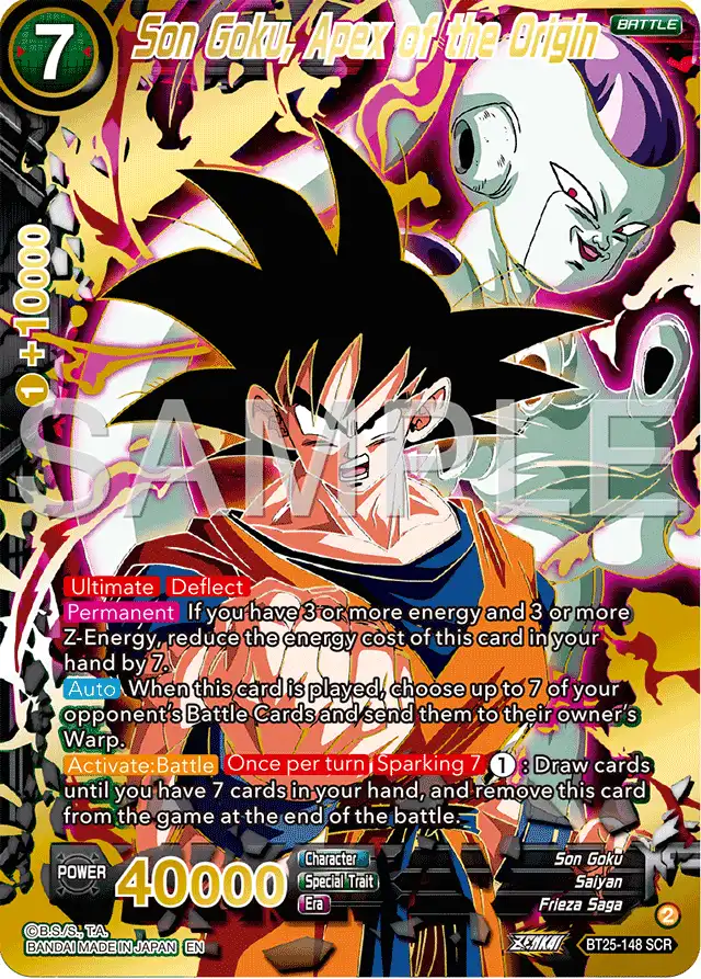 Son Goku, Apex of the Origin