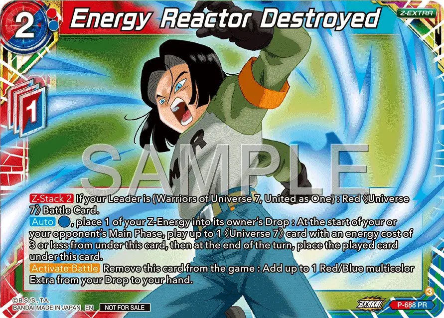 Energy Reactor Destroyed