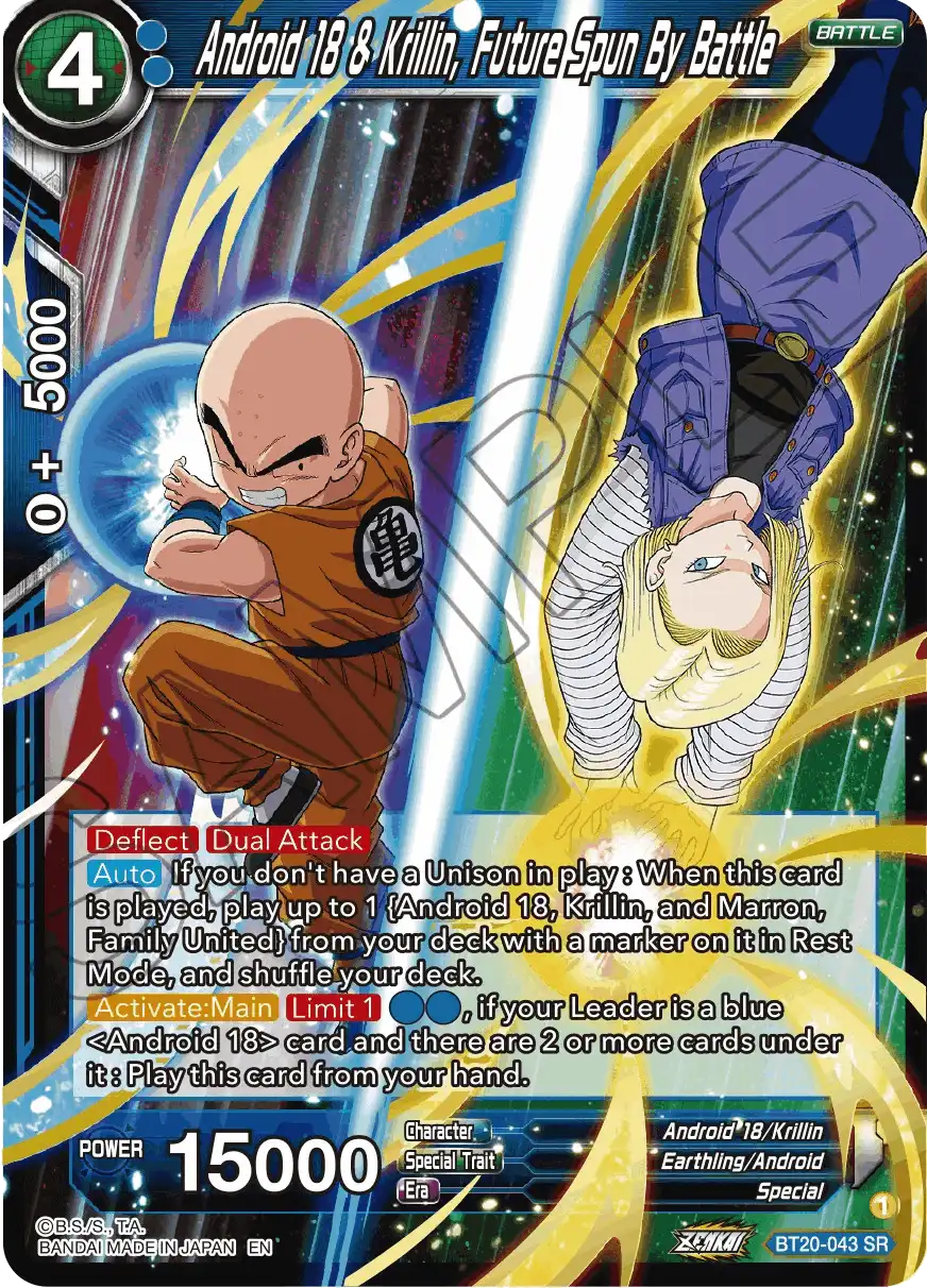 Android 18 & Krillin, Future Spun by Battle