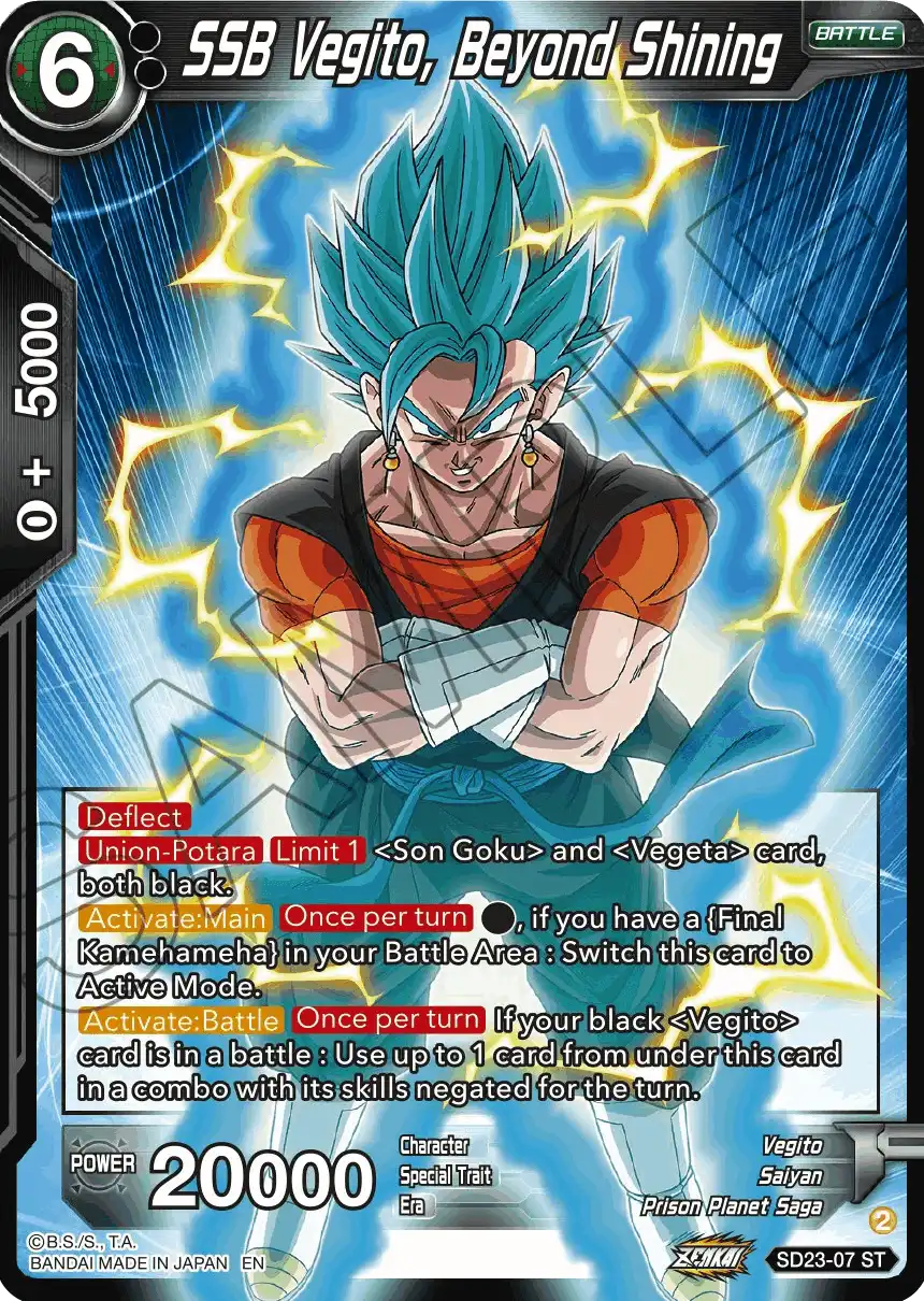 SSB Vegito, Beyond Shining