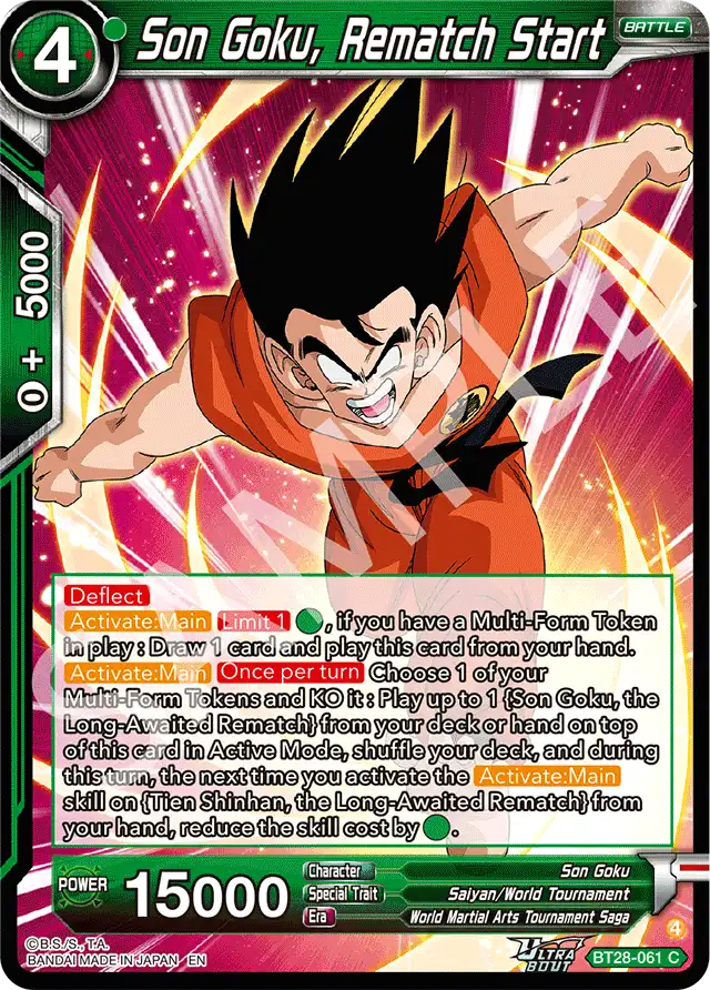 Son Goku, Rematch Start