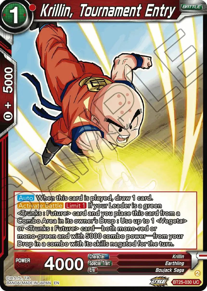 Krillin, Tournament Entry