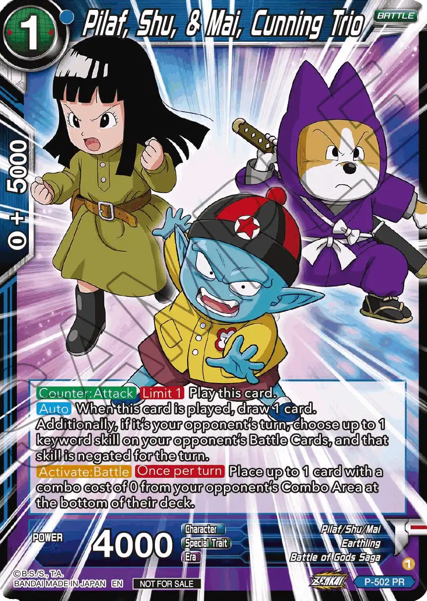 Pilaf, Shu, & Mai, Cunning Trio