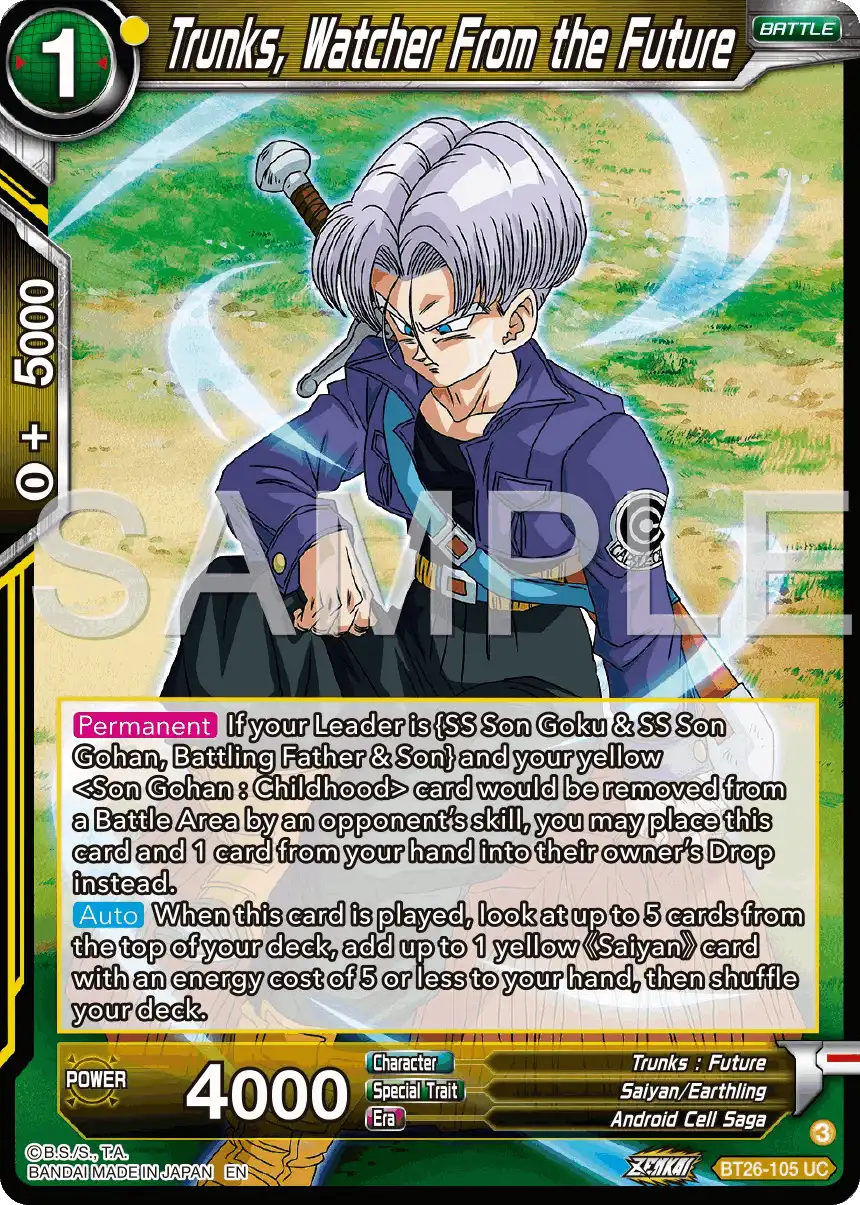Trunks, Watcher From the Future