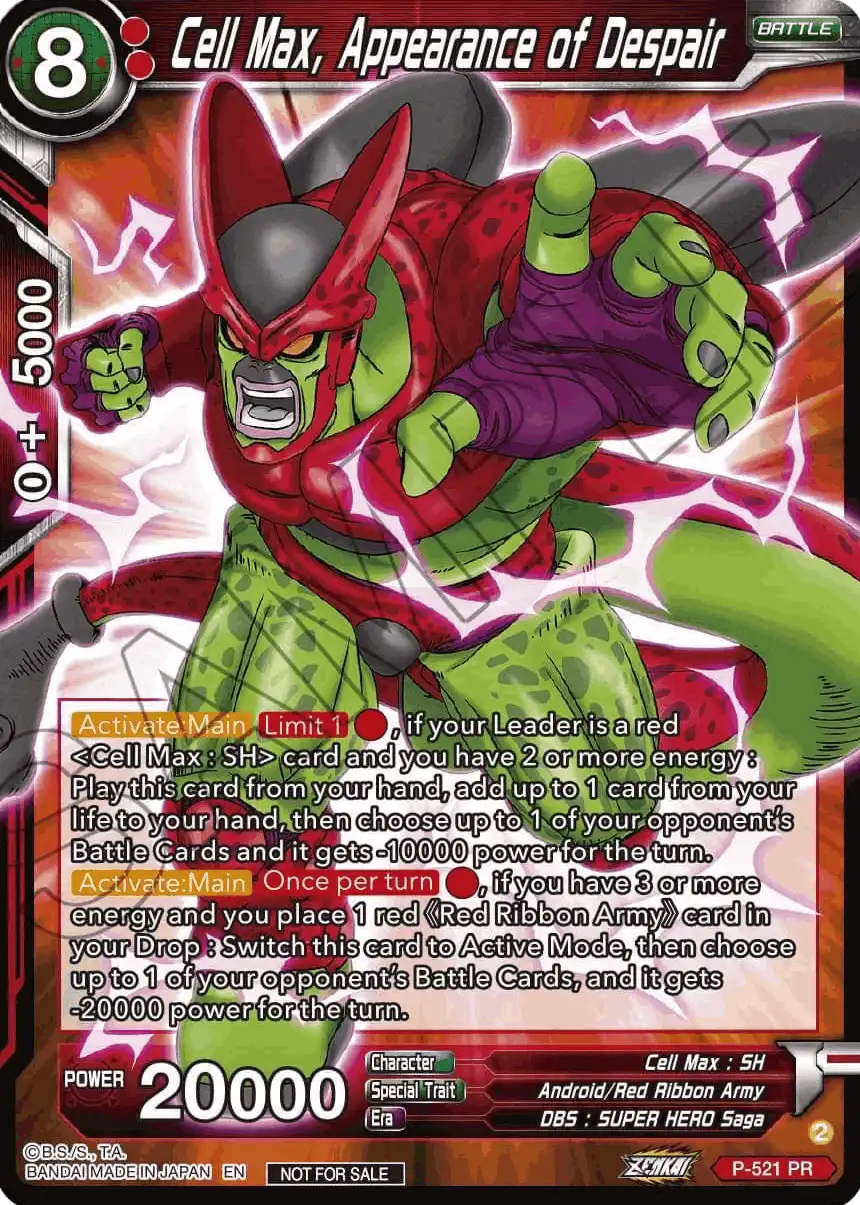 Cell Max, Appearance of Despair