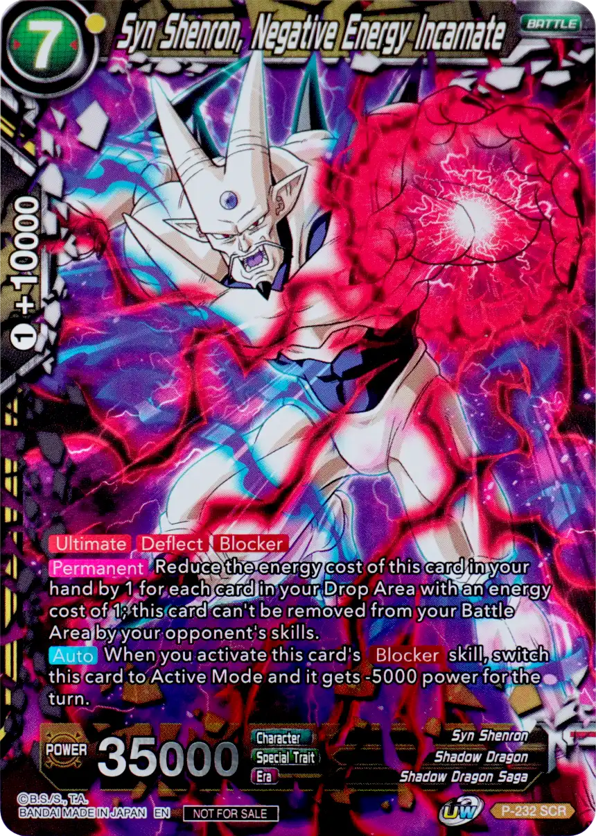 Syn Shenron, Negative Energy Incarnate
