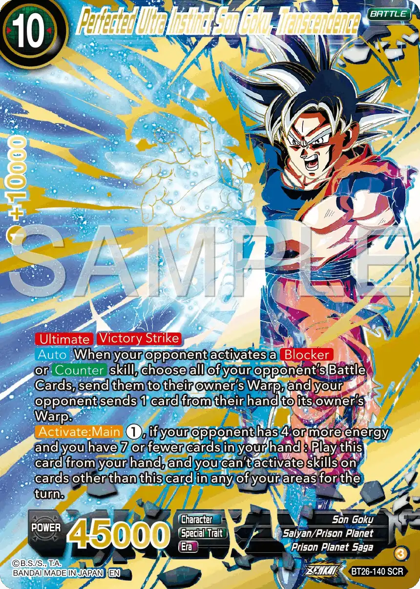 Perfected Ultra Instinct Son Goku, Transcendence