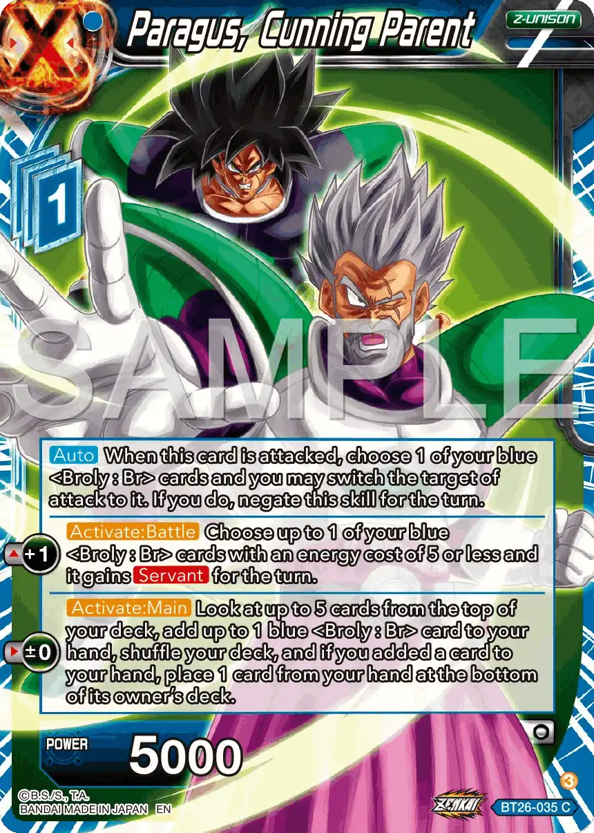 Paragus, Cunning Parent