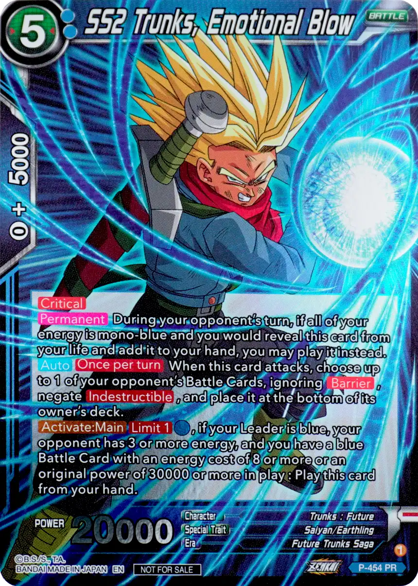SS2 Trunks, Emotional Blow