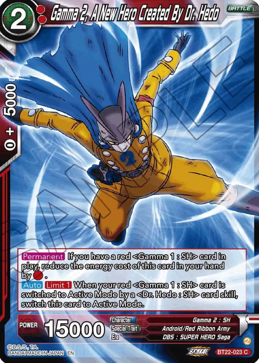 Gamma 2, A New Hero Created By Dr. Hedo