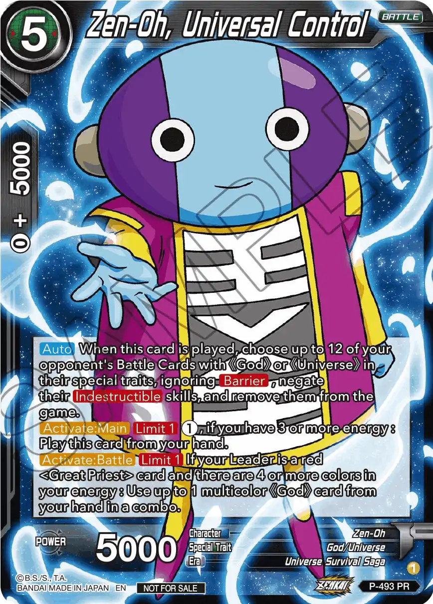 Zen-Oh, Universal Control