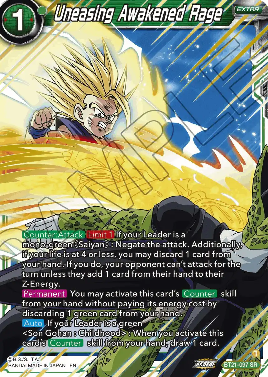 Uneasing Awakened Rage