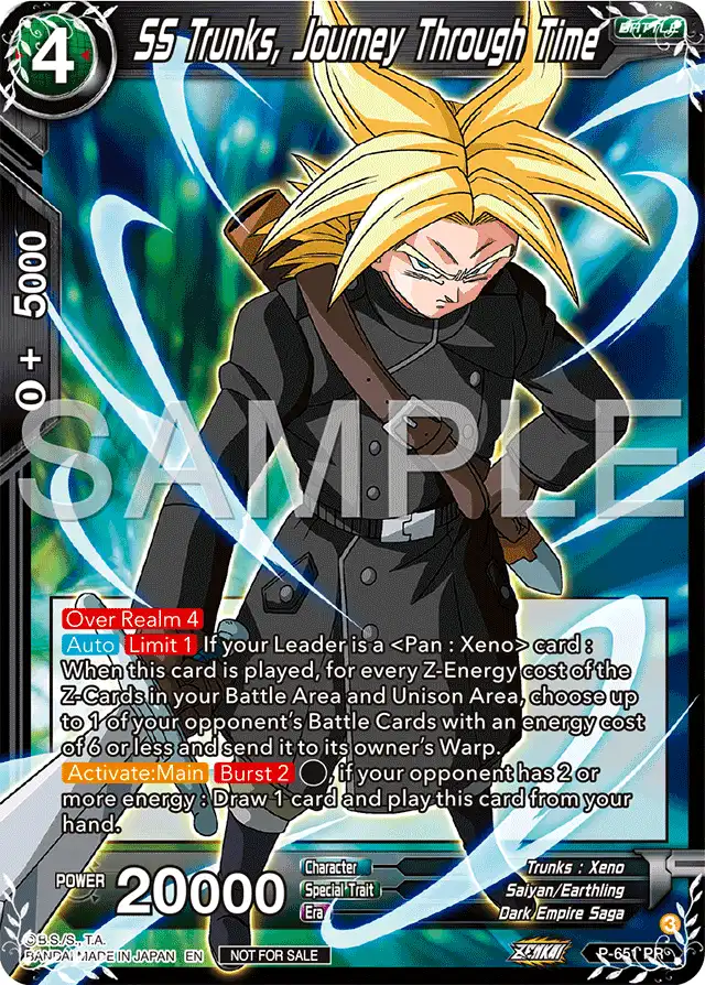 SS Trunks, Journey Through Time