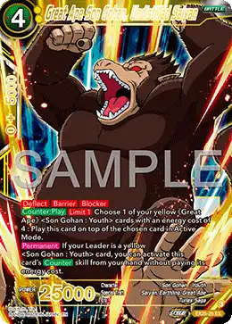 Great Ape Son Gohan, Undistilled Saiyan