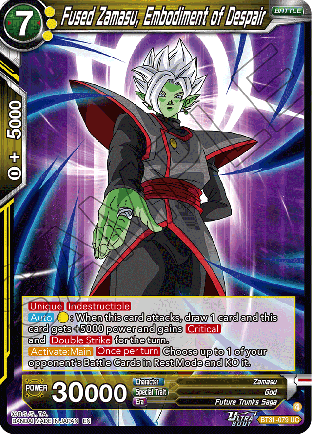 Fused Zamasu, Embodiment of Despair