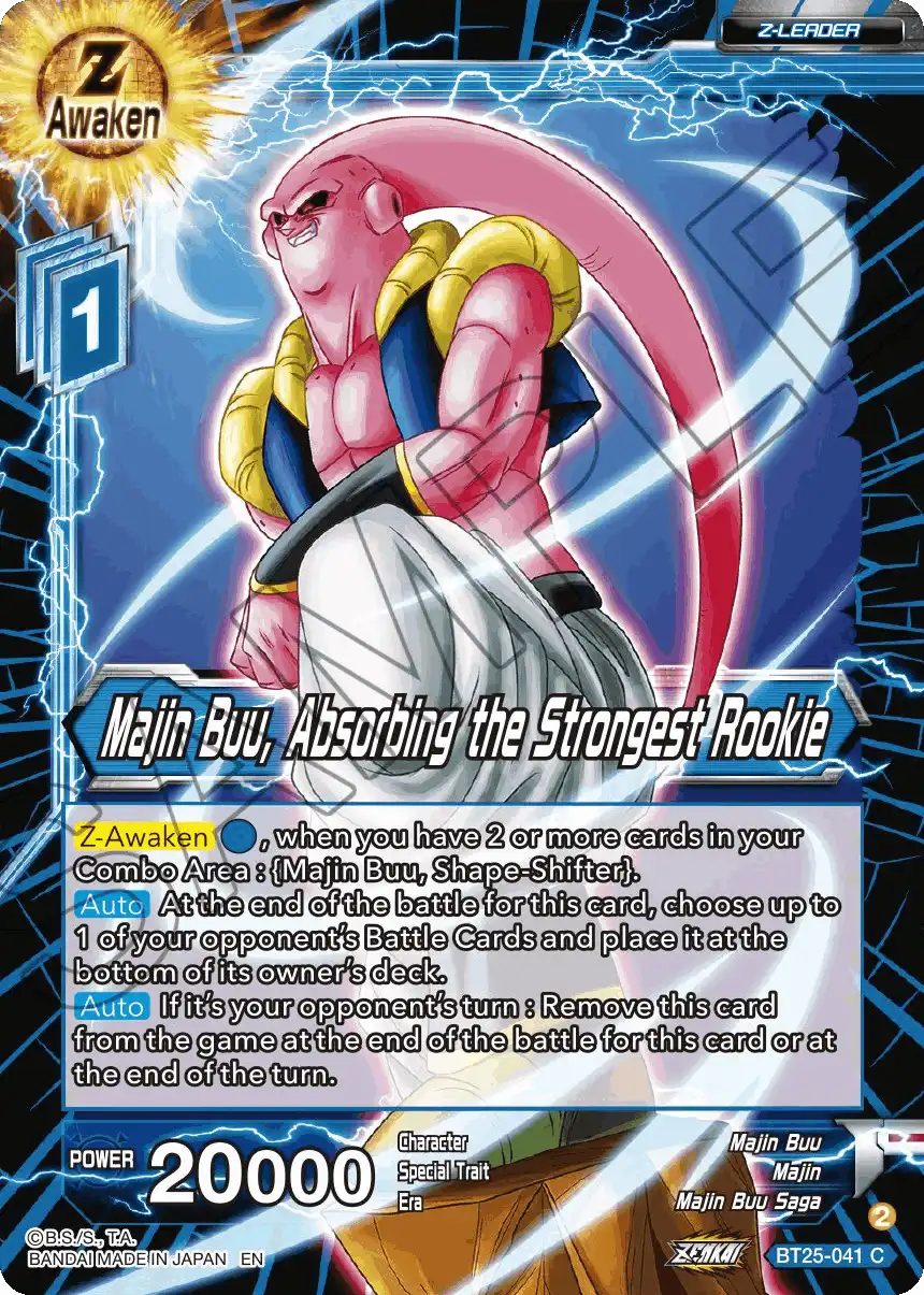 Majin Buu, Absorbing the Strongest Rookie