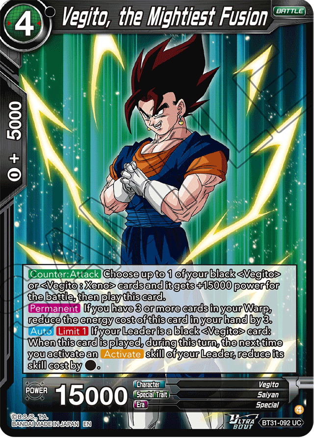Vegito, the Mightiest Fusion