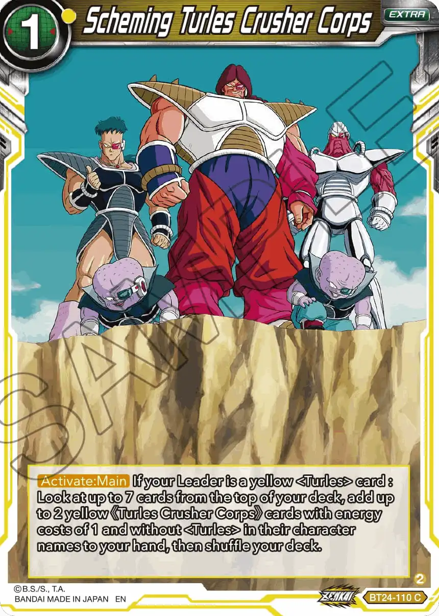 Scheming Turles Crusher Corps