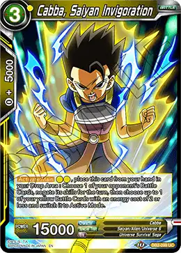 Cabba, Saiyan Invigoration