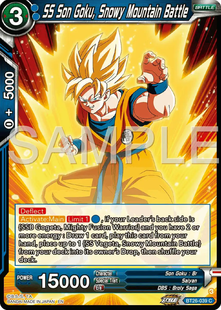 SS Son Goku, Snowy Mountain Battle