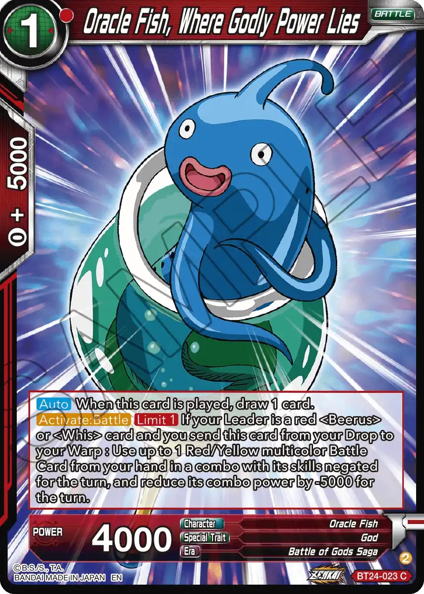 Oracle Fish, Where Godly Power Lies