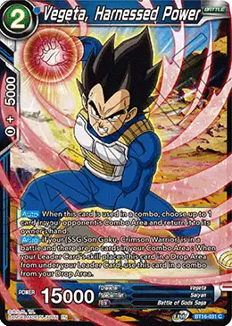 Vegeta, Harnessed Power