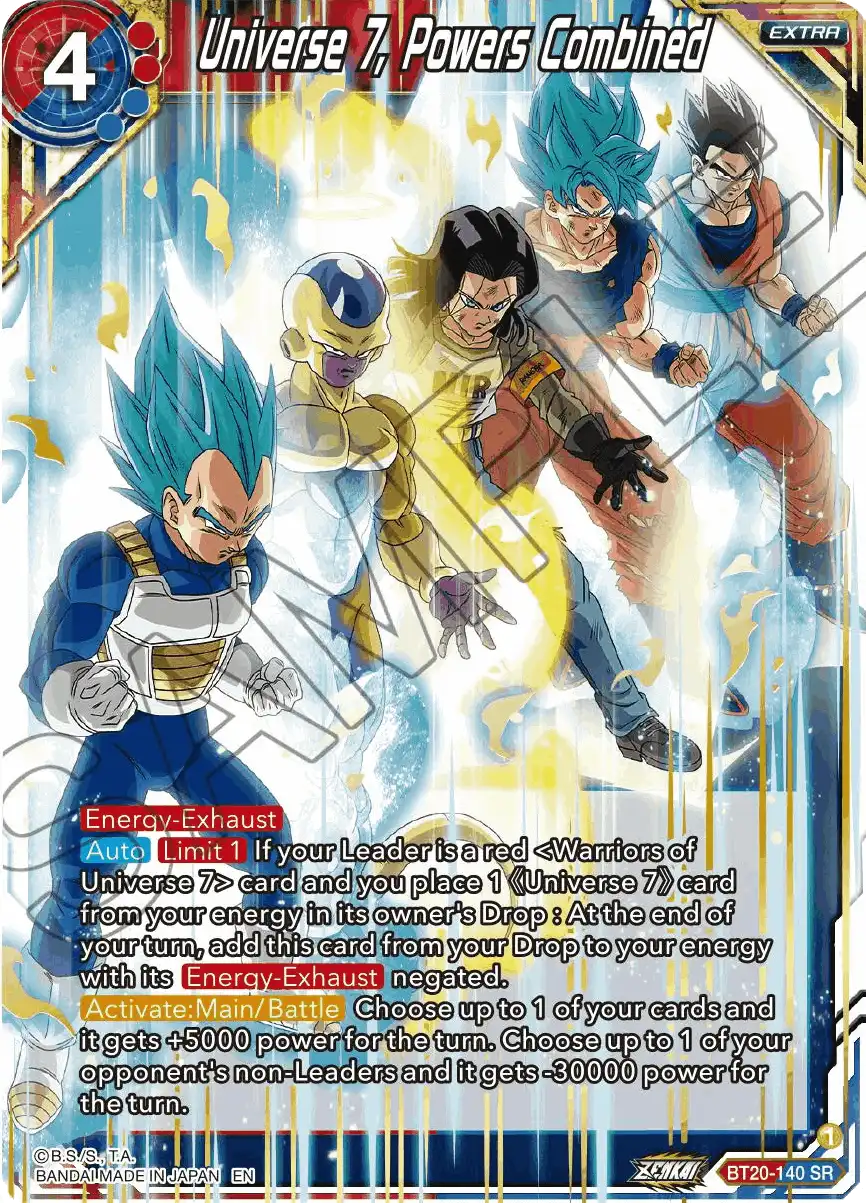 Universe 7, Powers Combined