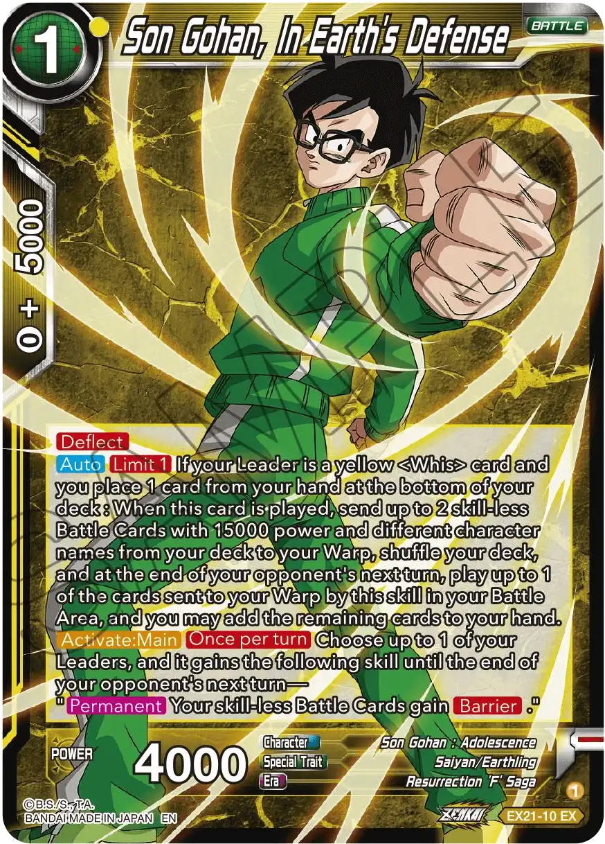 Son Gohan, In Earth's Defense