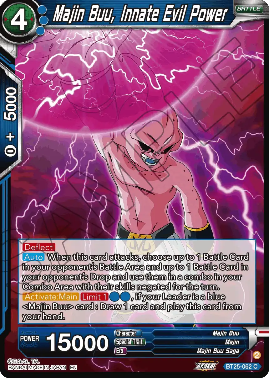 Majin Buu, Innate Evil Power